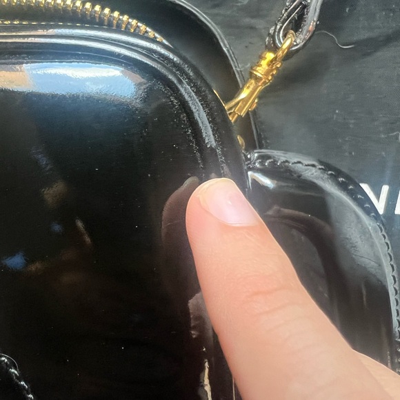 Chanel Vintage Patent Leather Black Vanity Makeup Crossbody Bag - Picture 8 of 15